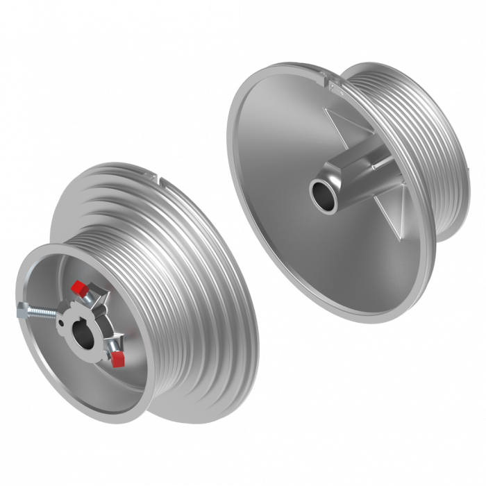 Kabeltrommel set 1" D575-120-100