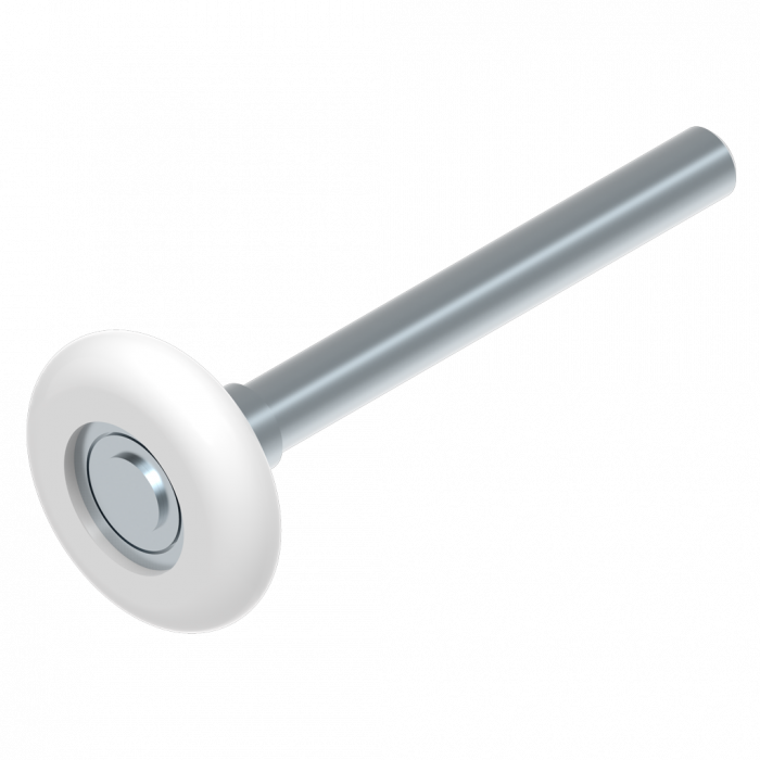 Loopwiel nylon kort