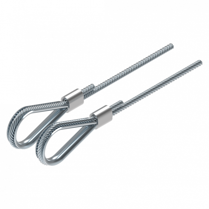 Staalkabel 6 x 19 x 4 mm - kern - 14 meter
