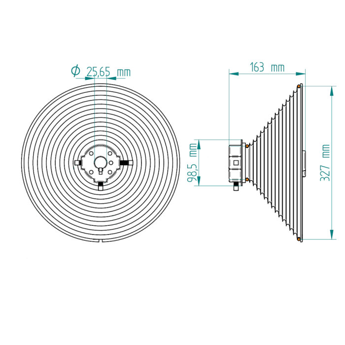 Kabeltrommel VS DMH<8400mm 1" D1350-336-100 (L+R)