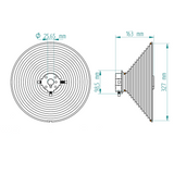 Kabeltrommel VS DMH<8400mm 1" D1350-336-100 (L+R)