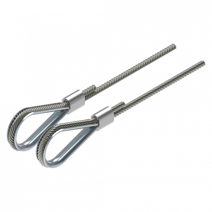 Staalkabel 6 x 19 x 6 mm - kern - 13 meter - RVS